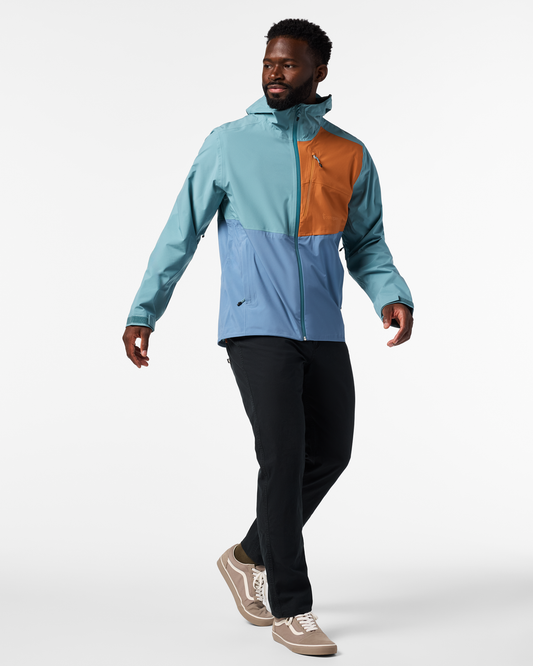 Impermeo 3L Hooded Shell Jacket - Men's - Everglade/Steel Blue - US 4222
