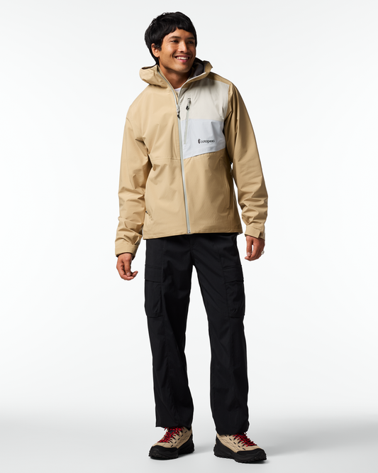 Impermeo 3L Hooded Shell Jacket - Men's - Khaki - US 9140