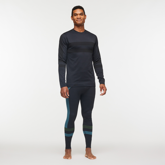 Debajo Seamless Baselayer Crew - Men's - Cotopaxi Black - US 5964