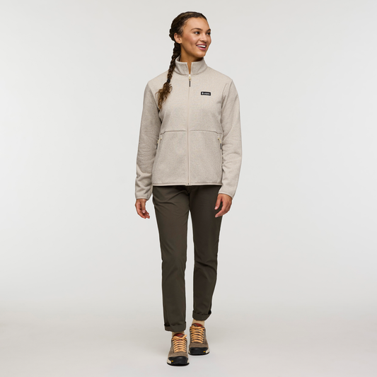 Envo Fleece Full-Zip Jacket - Women's - Heather Cream - US 4051