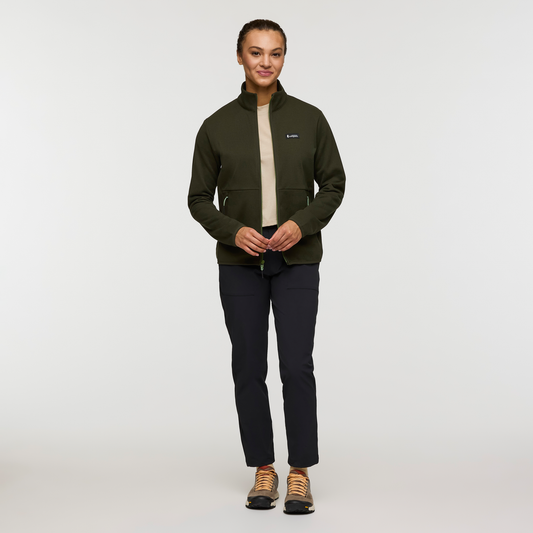 Envo Fleece Full-Zip Jacket - Women's - Heather Woods - US 1372