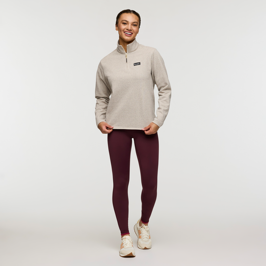 Envo Fleece Quarter-Zip Pullover - Women's - Heather Cream - US 1297