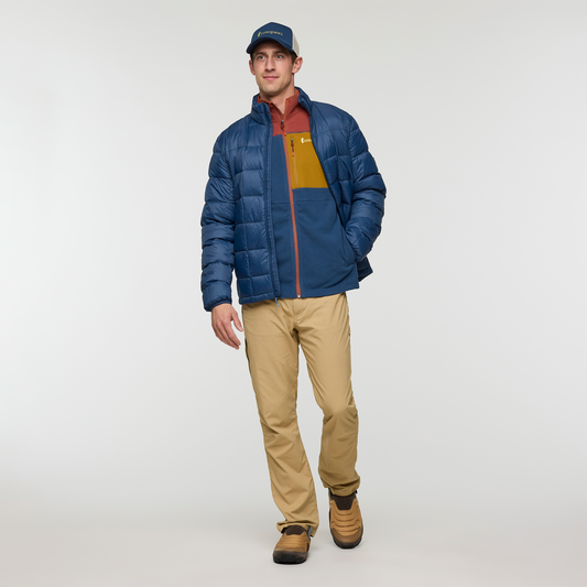 Abrazo Fleece Full-Zip Jacket - Men's - Nutmeg/Deep Sea - US 9339