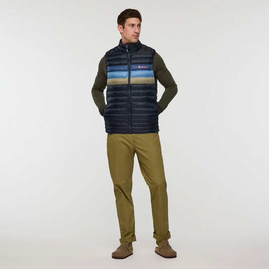 Fuego Down Vest - Men's - Carbon Stripes - US 7132