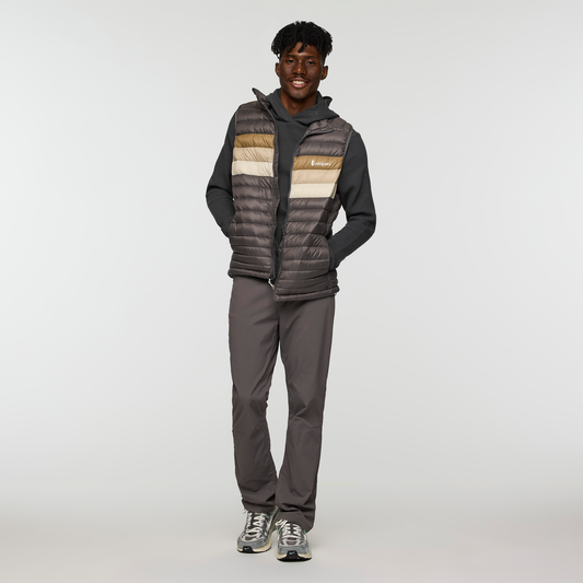 Fuego Down Vest - Men's - Cinder Stripes - US 3522