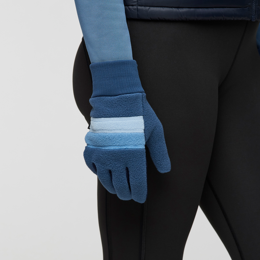 Teca Fleece Gloves - Deep Sea - US 5238