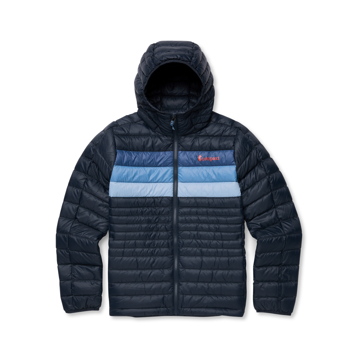 Fuego Down Hooded Jacket - Women's - Carbon Stripes - US 5296