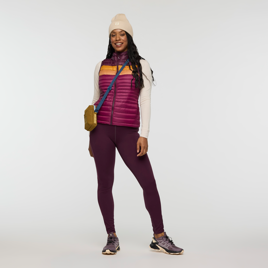 Fuego Down Vest - Women's - Blackberry/Jam - US 2989