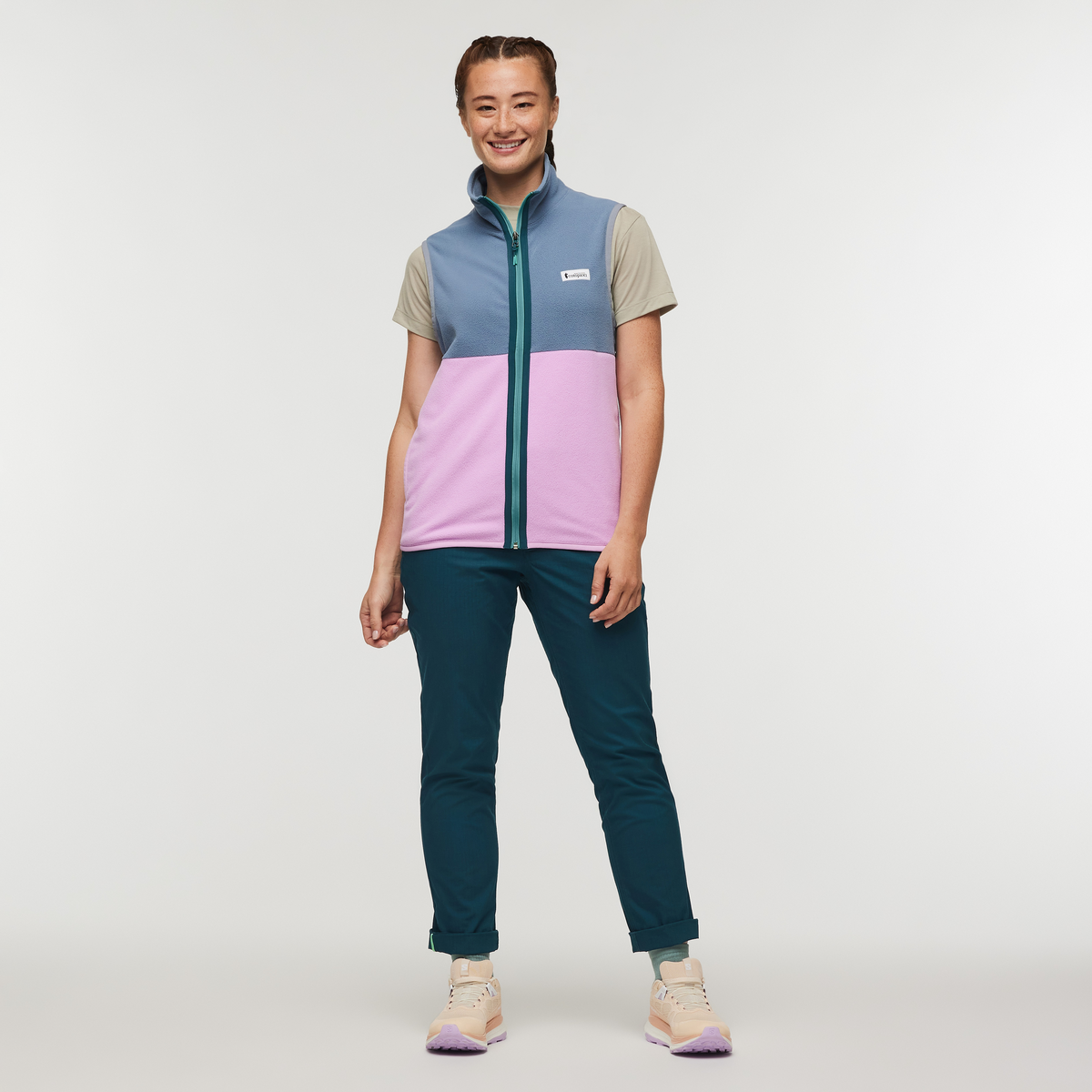 Amado Fleece Vest - Women's - Tempest/Orchid Bloom - US 2371
