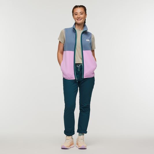Amado Fleece Vest - Women's - Tempest/Orchid Bloom - US 2371