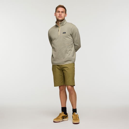 Envo Fleece Quarter-Zip Pullover - Men's - Heather Pebble - US 8145