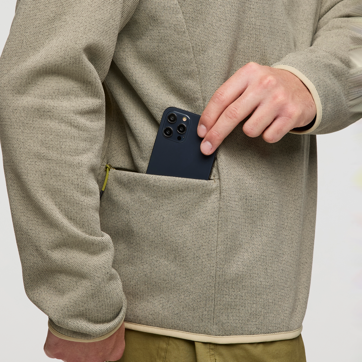 Envo Fleece Quarter-Zip Pullover - Men's - Heather Pebble - US 8145