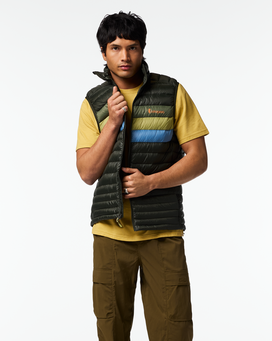 Fuego Down Vest - Men's - Woods Stripes - US 5845