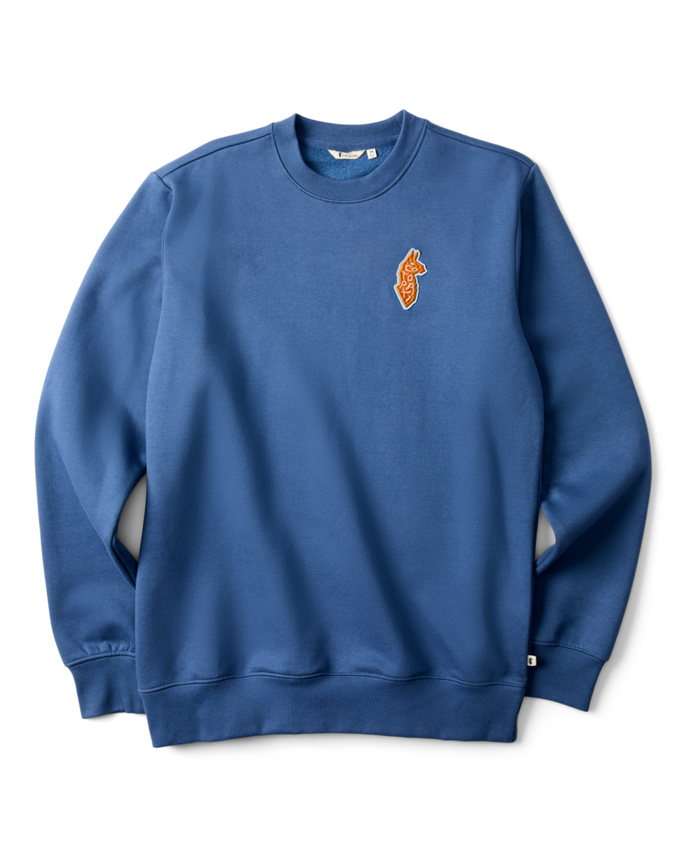 Lava Llama Crew Sweatshirt - Men's - Deep Sea - US 9715