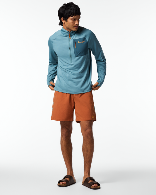 Otero Fleece Half-Zip Pullover - Men's - Everglade - US 7597