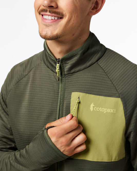 Otero Fleece Half-Zip Pullover - Men's - Fatigue - US 4244