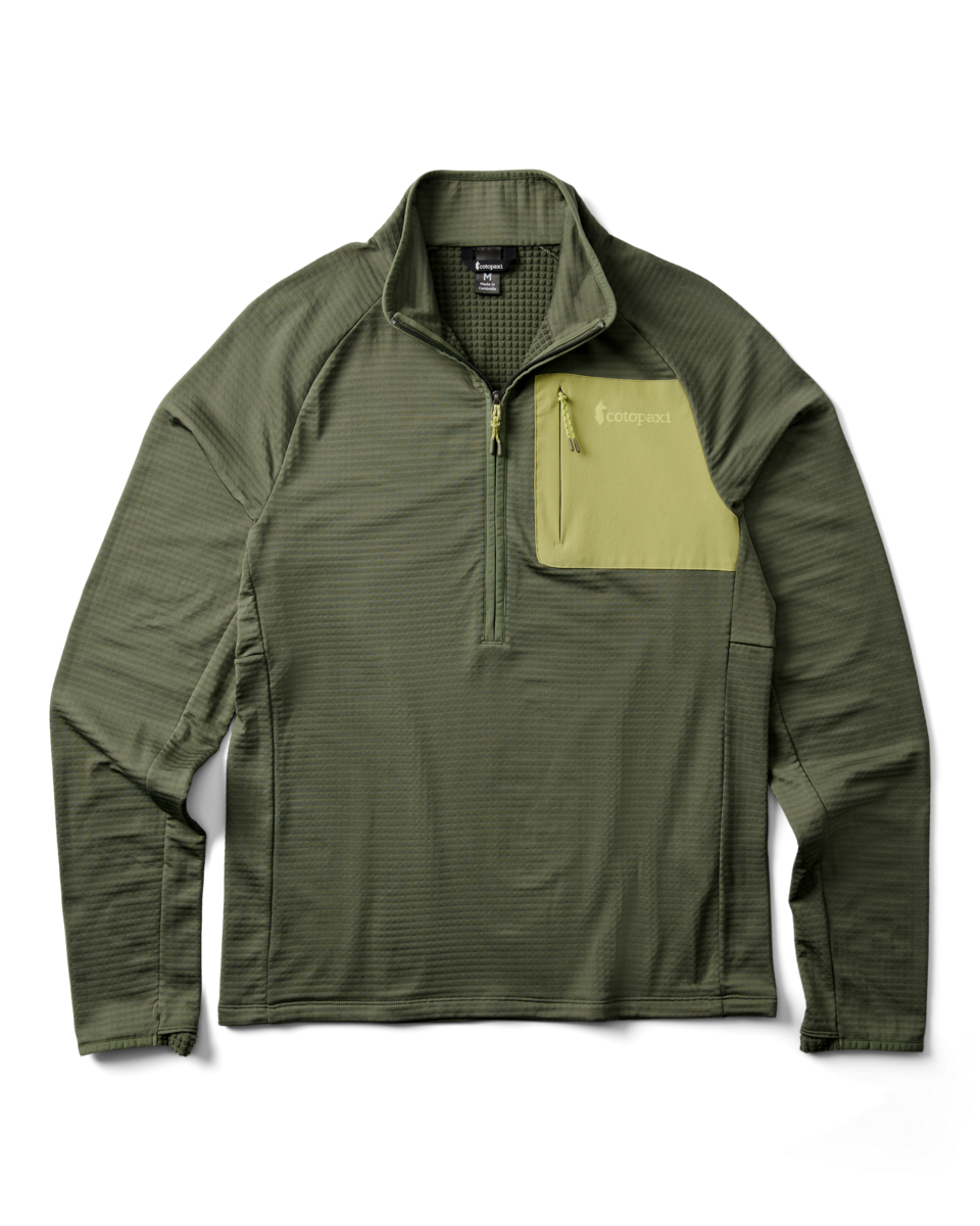 Otero Fleece Half-Zip Pullover - Men's - Fatigue - US 1380