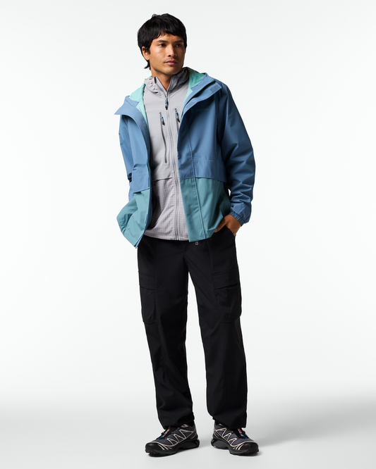 Rayu Rain Jacket - Men's - Steel Blue/Everglade - US 2484