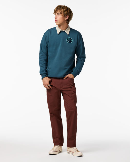 Trail To Sea Crew Sweatshirt - Men's - Ocean - US 8265