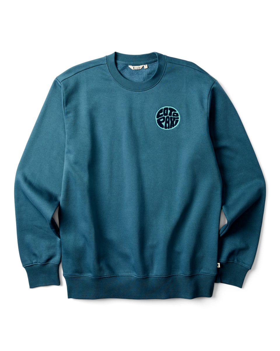 Trail To Sea Crew Sweatshirt - Men's - Ocean - US 8265
