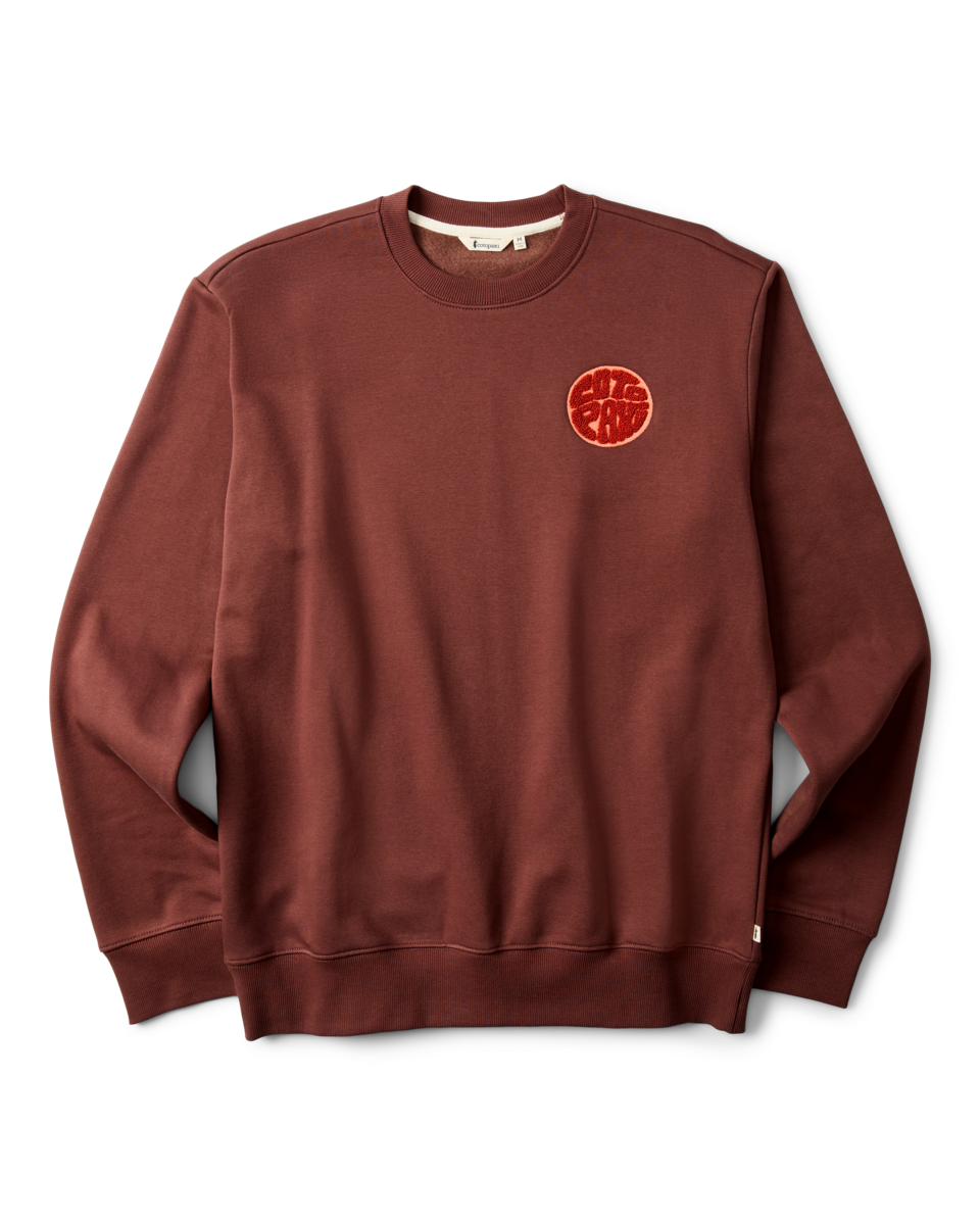 Trail To Sea Crew Sweatshirt - Men's - Sepia - US 5069