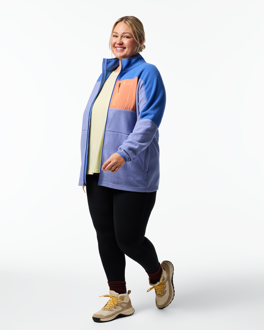 Abrazo Fleece Full-Zip Jacket - Women's - Azure/Aster - US 5573