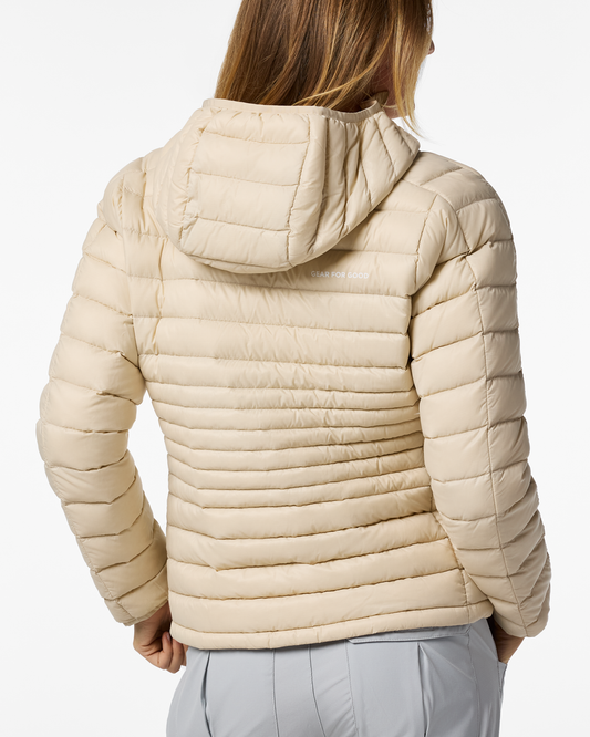Fuego Down Hooded Jacket - Women's - Cotopaxi Cream - US 3957