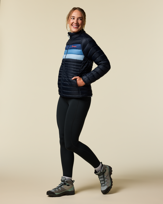 Fuego Down Jacket - Women's - Carbon Stripes - US 8568