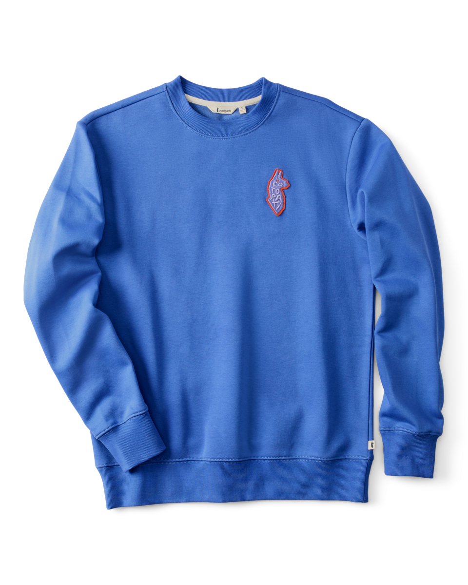 Lava Llama Crew Sweatshirt - Women's - Azure - US 2232