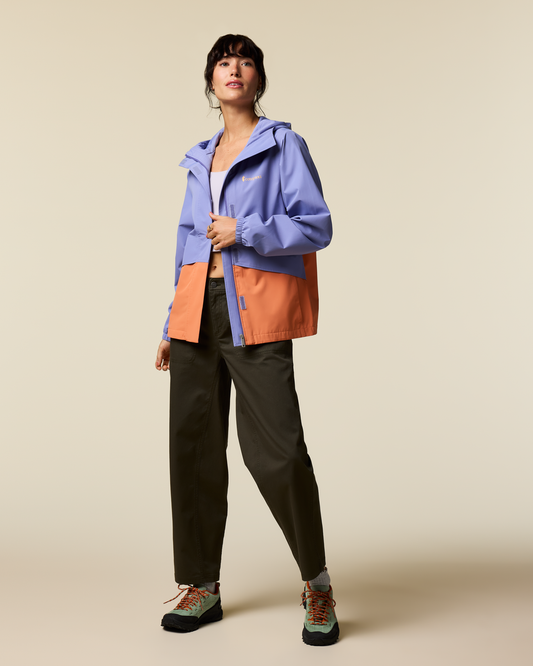 Rayu Rain Jacket - Women's - Aster/Grapefruit - US 5687