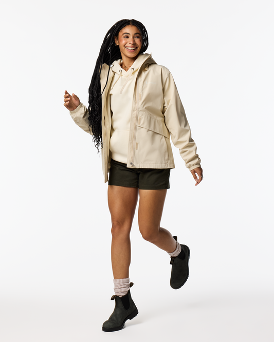 Rayu Rain Jacket - Women's - Cream - US 8264