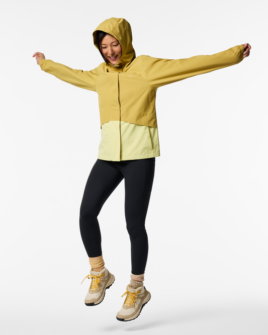 Rayu Rain Jacket - Women's - Husk/Honeydew - US 6910