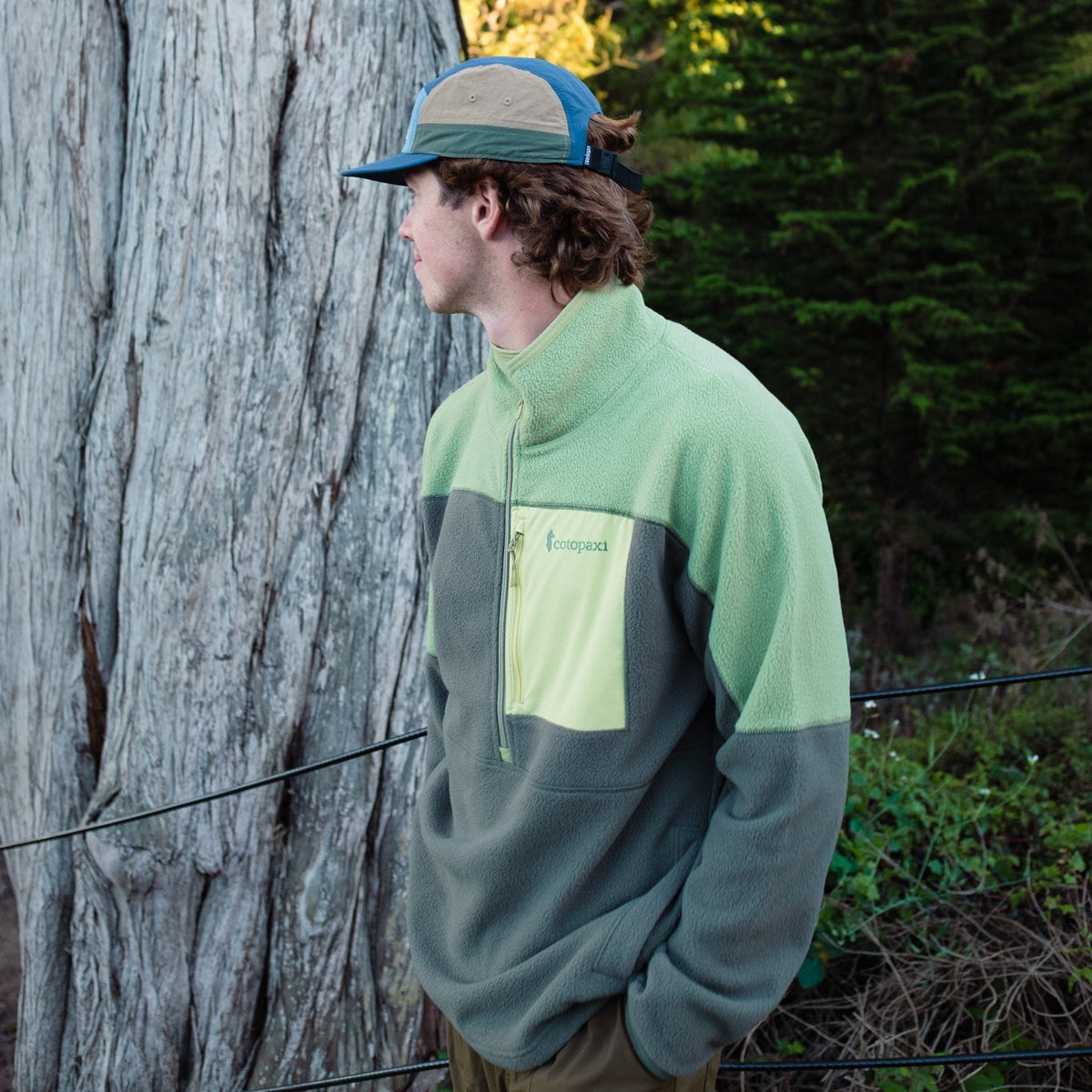 Abrazo Fleece Half-Zip Jacket - Men's - Stone/Dune - US 8522