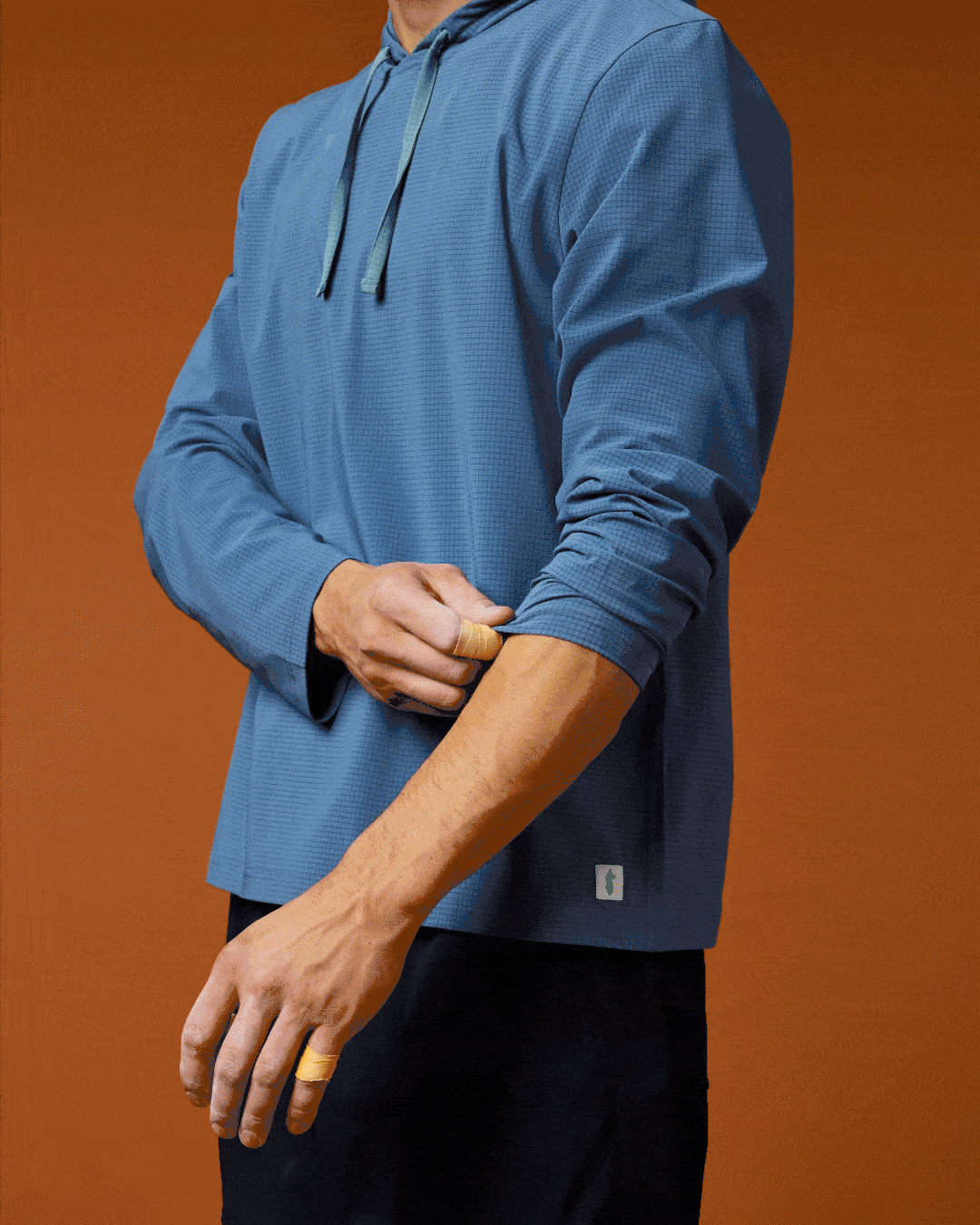 Pulso Tech Hoodie - Men's - Steel Blue - US 1214