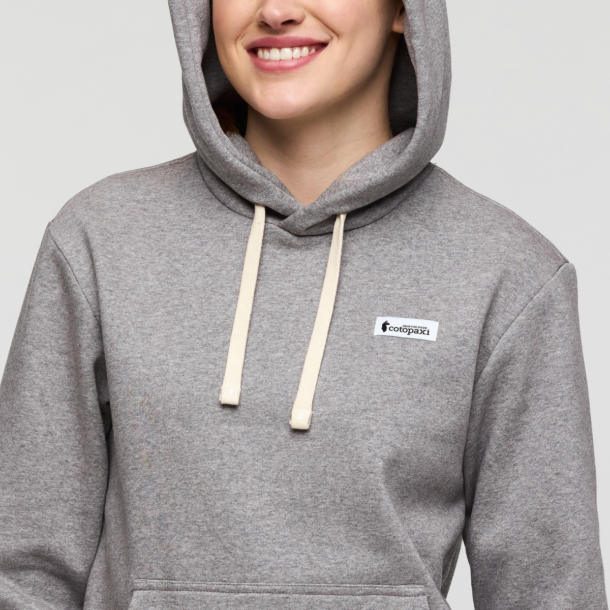 Llama Patch Pullover Hoodie - Women's - Heather Grey - US 3855