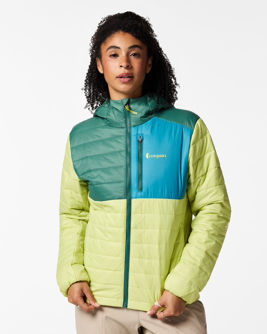 Acodo Insulated Hooded Jacket - Women's - Juniper/Firefly - US 6482