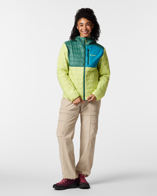 Acodo Insulated Hooded Jacket - Women's - Juniper/Firefly - US 1156