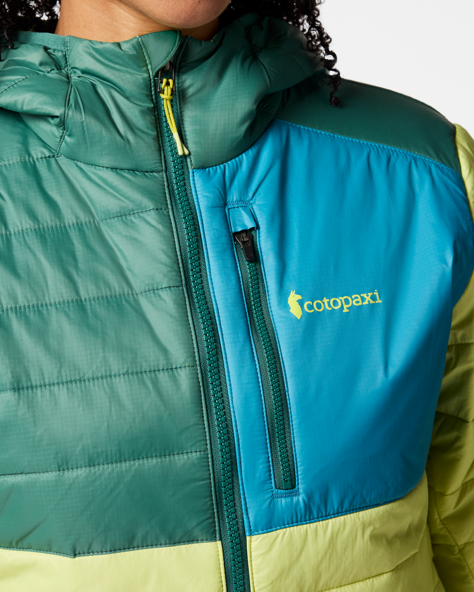 Acodo Insulated Hooded Jacket - Women's - Juniper/Firefly - US 6482