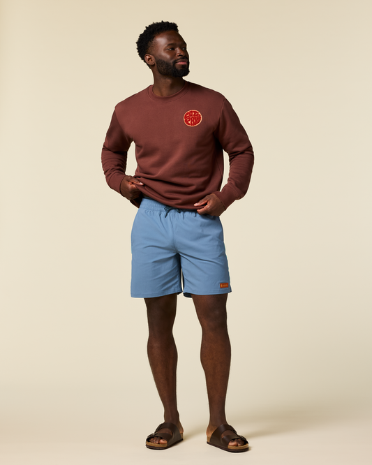 Brinco 7" Short - Solid - Men's - Steel Blue - US 8050