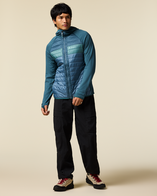 Capa Hybrid Insulated Hooded Jacket - Men's - Ocean/Steel Blue - US 6683