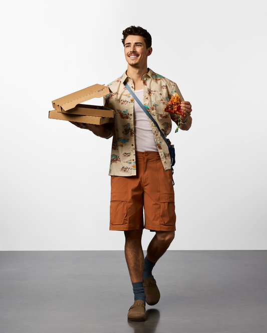 Coraje Tech Cargo Short - Men's - Whiskey - US 5941