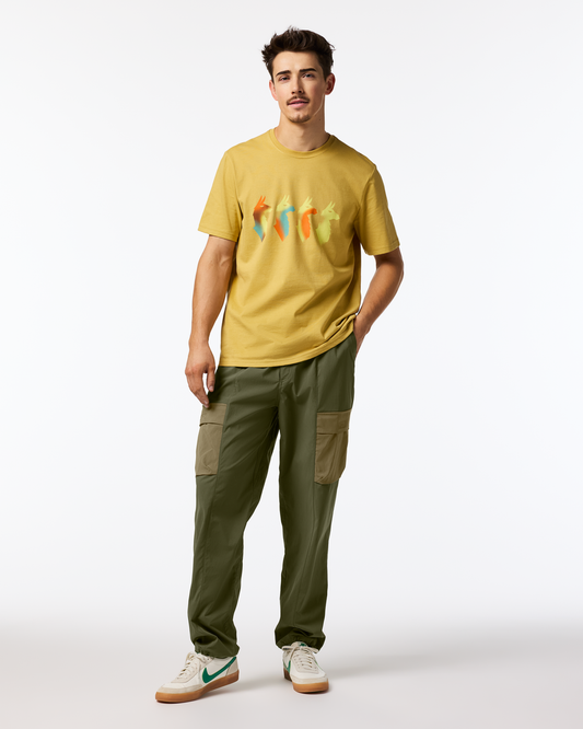 Cuatro Bitmap T-Shirt - Men's - Husk - US 7677