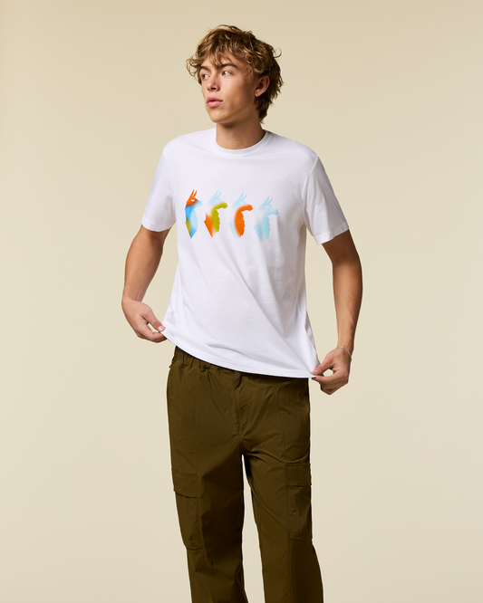 Cuatro Bitmap T-Shirt - Men's - White - US 3735