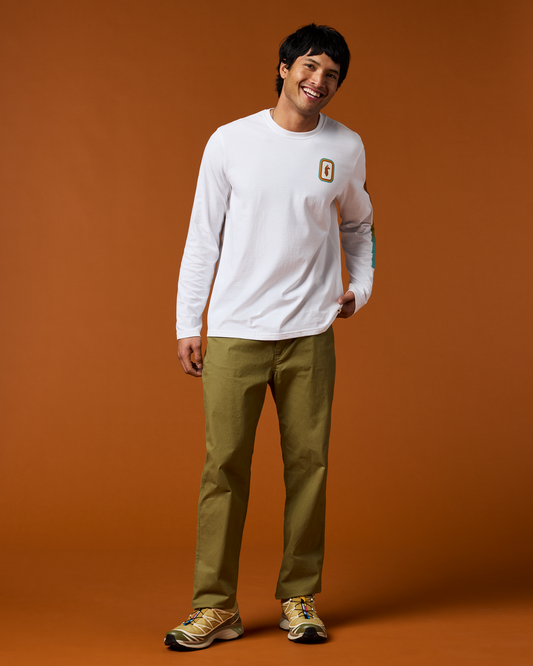 Radiant Llama Long-Sleeve T-Shirt - Men's - White - US 4637