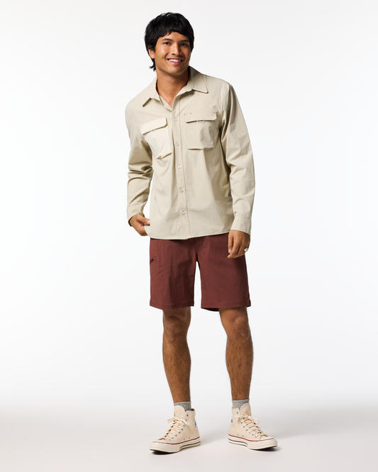 Solta Long-Sleeve Sun Shirt - Men's - Mineral - US 5716