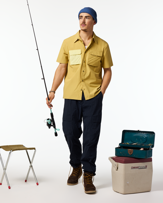 Solta Short-Sleeve Sun Shirt - Men's - Husk - US 9595