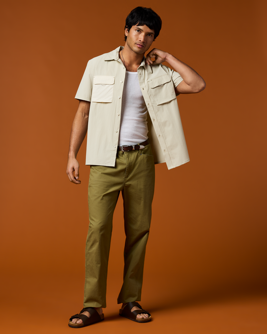 Solta Short-Sleeve Sun Shirt - Men's - Mineral - US 1643