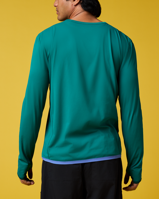 Sombra Long-Sleeve Sun Shirt - Men's - Malachite - US 7925