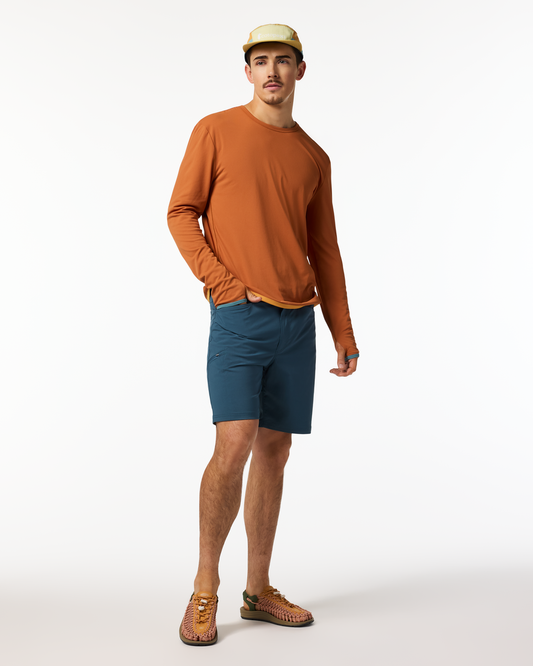 Sombra Long-Sleeve Sun Shirt - Men's - Whiskey - US 9587