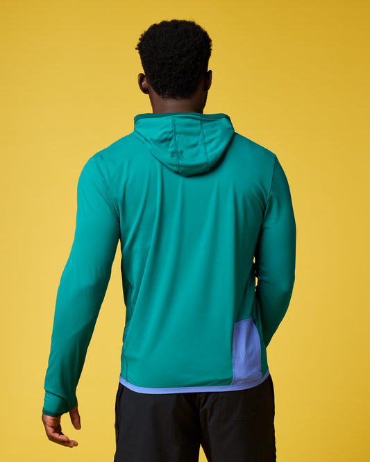 Sombra Sun Hoodie - Men's - Malachite - US 7087
